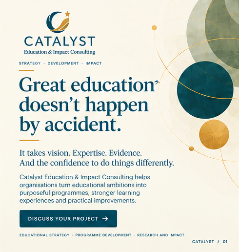 Page 1 of 6: Great education doesn’t happen by accident. Catalyst Education & Impact Consulting.